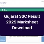 Gujarat SSC Result 2025 – gsebeservice.com GSEB 10th Class Marksheet Download