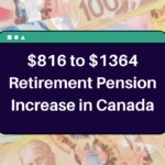 $816 to $1364 Retirement Pension Increase in Canada – Know Eligibility & Payment Dates