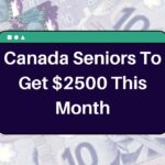 Canada Seniors To Get $2500 This Month – Know Eligibility & Payment Dates