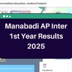 Manabadi AP Inter 1st Year Results 2025 – resultsbie.ap.gov.in AP 11th Class Marksheet