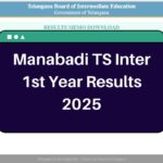 Manabadi TS Inter 1st Year Results 2025 – tgbie.cgg.gov.in Telangana 11th Marksheet Download